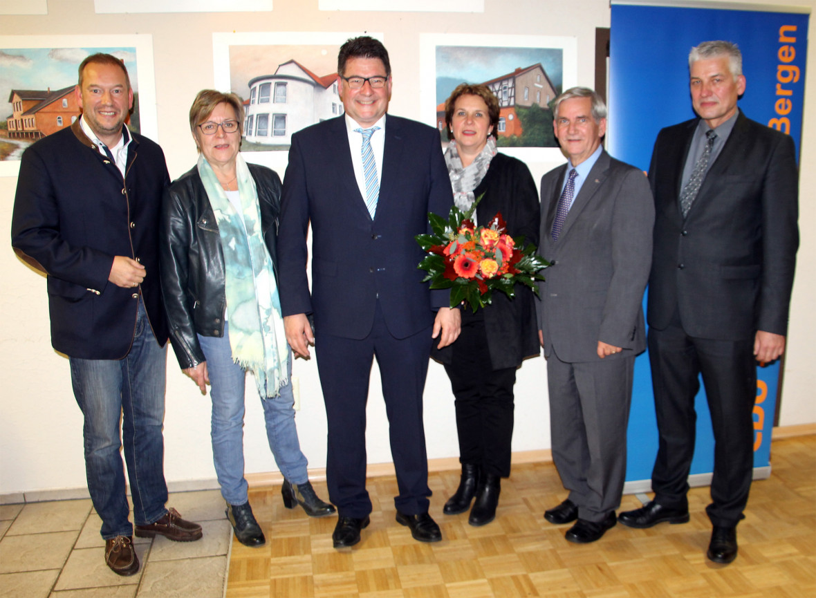 v.l.n.r.: Henning Otte, Marianne Kohrs, Frank Juchert, Tina Juchert, Rainer Prokop und Peter Meineke